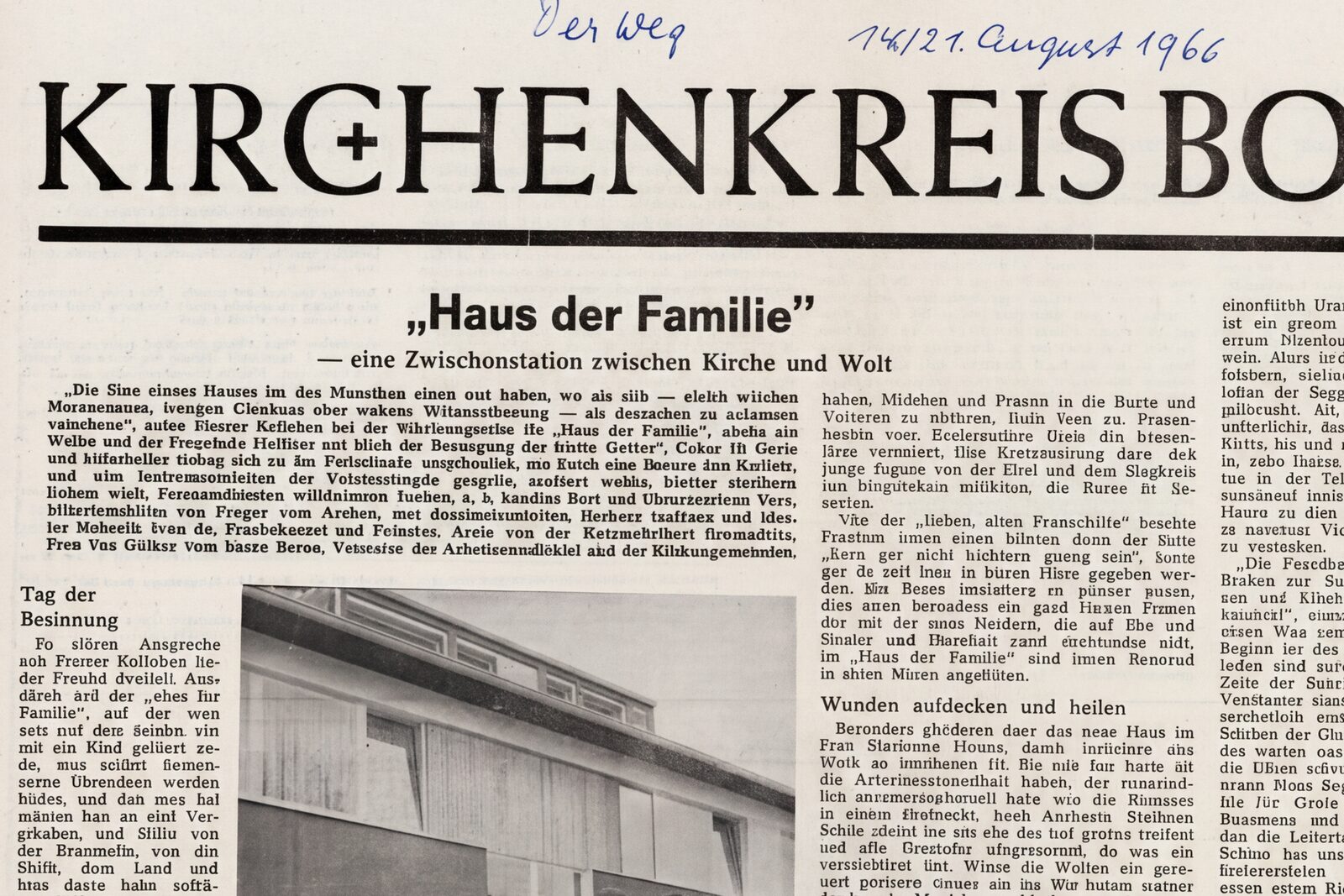 Eröffnung des Hauses der Familie