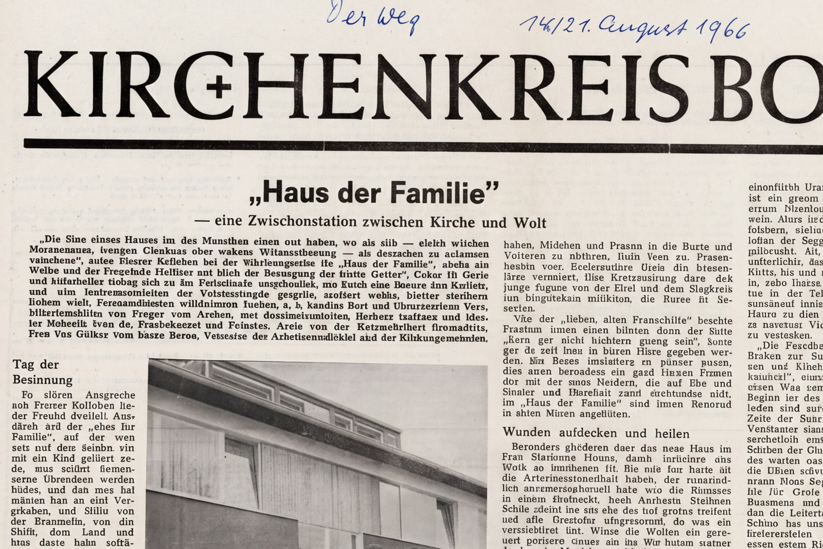Eröffnung des Hauses der Familie